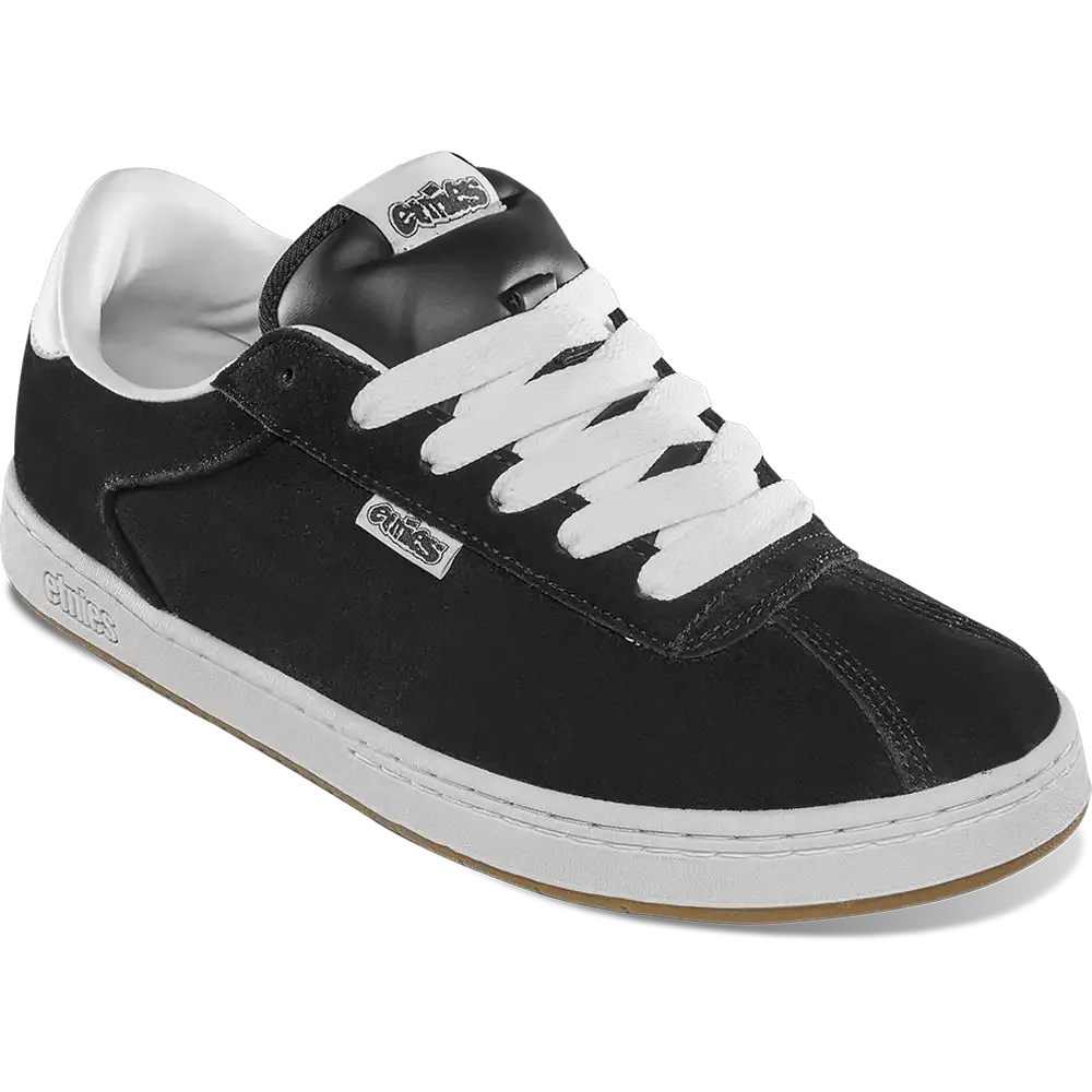 ETNIES SCAM BLACK/WHITE SKATE SHOES – Jack's Boardhouse