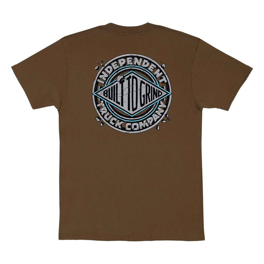 Independent Stone Summit Heavyweight Men's Dark Chocolate T-Shirt