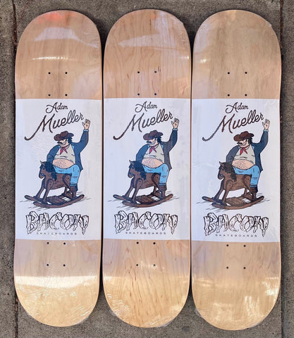 Bacon Adam Mueller Chowboy 8.25" x 14.25" Skateboard