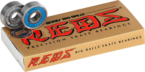 BONES BIG BALLS REDS SKATEBOARD BEARINGS - SET OF 8
