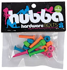 HUBBA 1" PHILLIPS HARDWARE ASSORTED COLORS