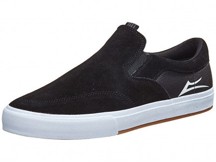 LAKAI OWEN VLK BLACK SLIP ON SKATE SHOES â jacksboardhouse
