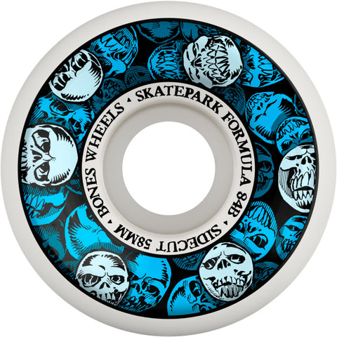 BONES SKATE PARK FORMULA P5 SIDECUTS 58mm/84b SKATEBOARD WHEELS