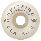 Spitfire Formula Four Classics 60mm/99a Skateboard Wheels