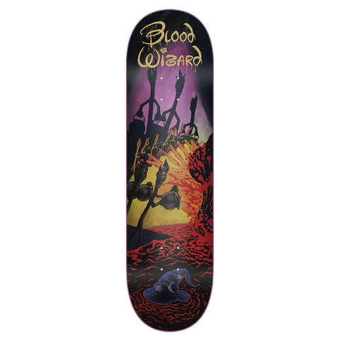 BLOOD WIZARD SORCERER'S DEMISE SKATEBOARD DECK 8.5"