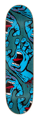 SANTA CRUZ CROWDED HAND 8.25" SKATEBOARD DECK