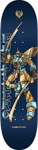 Powell Peralta Steve Caballero Gundam FLIGHT Blue / Gold Foil 8.5" x 32.08 Skateboard Deck