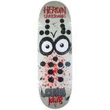 Heroin Skateboards Curb Killer 5 Ira Ingram Guest Model Symmetrical Egg 10.0" Razor Top Skateboard Deck
