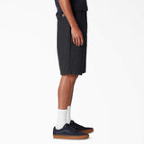 DICKIES SKATEBOARDING FLEX SLIM FIT BLACK SHORTS 11"