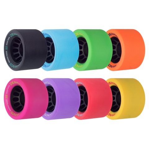 Reidel Sonar Demon EDM 62mm/95a Purple Derby Skate Wheels {4 Pack)