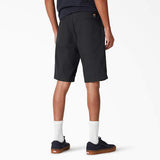 DICKIES SKATEBOARDING FLEX SLIM FIT BLACK SHORTS 11"