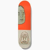 'Dustin Dollin' by Barry "Twist" McGee, 2021 Limited Edition Skateboard deck collab. with Baker Skateboards for pro skater Dustin Dollin. 8.125 x 31.5 Inches Screen print on 7-ply Canadian Maple hardwood skate deck. Limited Edition