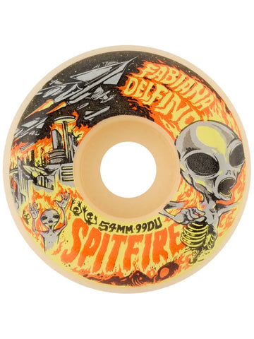 Spitfire Formula Four Fabiana Delfino Conical Full 54mm/99a Skateboard Wheels