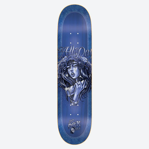 DGK HYNA BLUE GLITTER 8.38" SKATEBOARD DECK