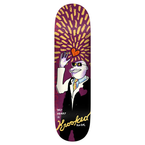 Krooked Knox This Heart 8.5" Skateboard  Deck