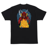 Stranger Things Hellfire Pit Short Sleeve XL Heavyweight Black T-Shirt Mens