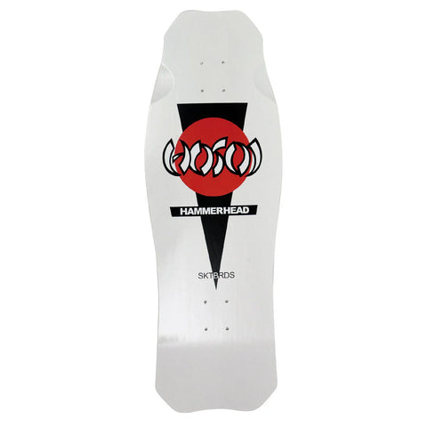 Hosoi Skateboards O.G. Hammerhead White 10.5" x 31.0" Skateboard Deck