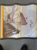 VINTAGE 1990'S RIDE SNOWBOARDS NON SLIP RUBBER BACKED RUG