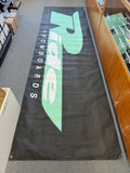 VINTAGE 1990'S RIDE SNOWBOARDS EXTRA LARGE 72" x 24.75" BANNER