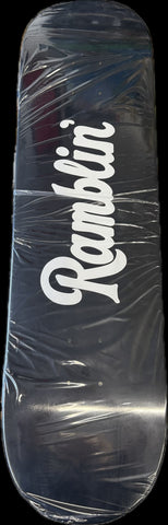RAMBLIN' SKATEBOARDS LOGO SKATEBOARD DECK
