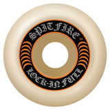 SPITFIRE FORMULA FOUR 99a LOCK IN FULL 54mm NATURAL/ORANGE WHEELS