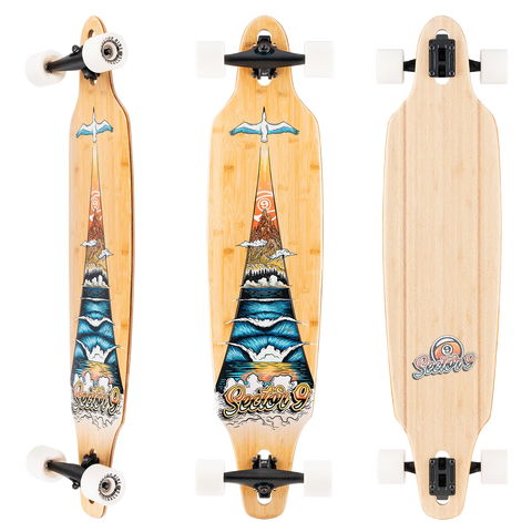 SECTOR 9 LOOKOUT TAKE OFF LONGBOARD SKATEBOARD DECK