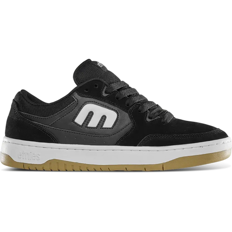 ETNIES BLACK/WHITE LOOT SKATE SHOES