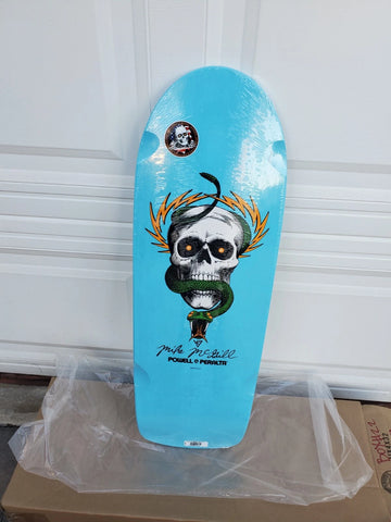 Powell Peralta Mike McGill Skull & Snake Skateboard Deck - 2019 - Blue