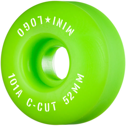 Mini Logo C-Cut 2" Green 52mm/101a Skateboard Wheels