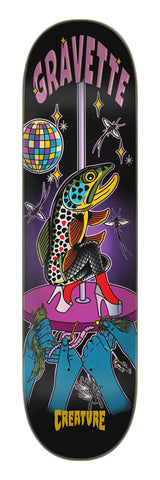 Creature Gravette Nightlife Pro 8.3in x 32.2in Skateboard Deck