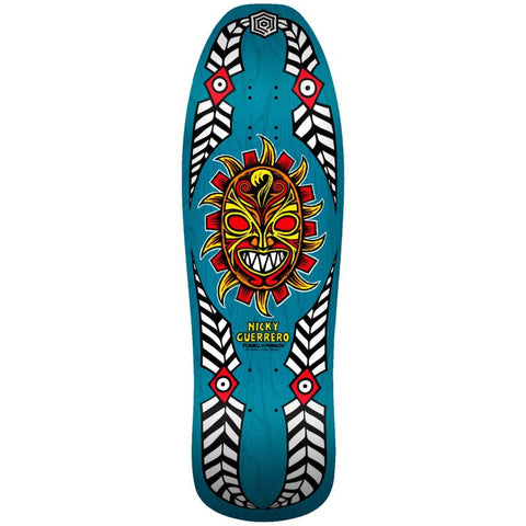 Powell-Peralta Nicky Guerrero Vintage Blue Reissue 10″ X 31.75″ Skateboard Deck