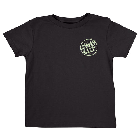 Santa Cruz Stamped Opus Black S/S Lightweight T-Shirt Kids