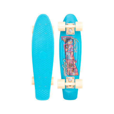 PENNY SKATEBOARDS POSTCARD COASTAL BLUE 22" SKATEBOARD COMPLETE