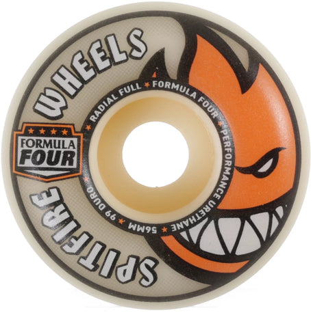 Spitfire Formula Four Radial Full 56mm 99A Skateboard Wheels