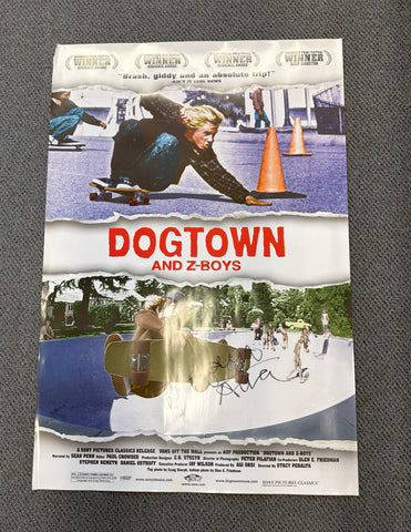 DOG TOWN AND Z-BOYS VINTAGE POSTER (AUTOGRAPHED BY TONY ALVA)