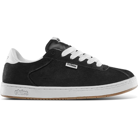 ETNIES SCAM BLACK/WHITE SKATE SHOES
