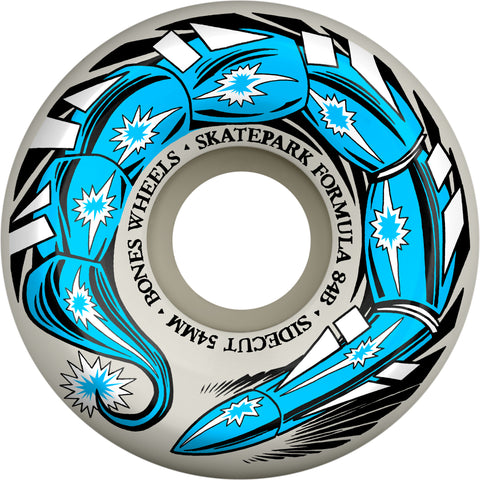 Bones Skate Park Formula Scorpedo 54 P5 Sidecut 84B Skateboard Wheels