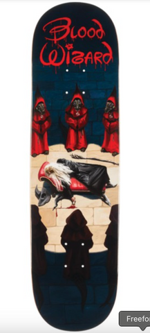 Blood Wizard Skateboards Heretics Dance Skateboard Deck - 8.6" x 31.5"