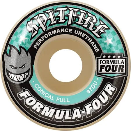 SPITFIRE FORMULA FOUR 97a CONICAL FULL 58mm SKATEBOARD WHEELS