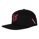 Stranger Things Hellfire Club Santa Cruz Black Snapback Hat