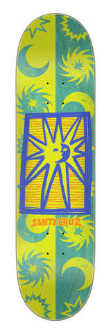 Santa Cruz Sun Stamp Feelbase 7.75"x 30.25" skateboard Deck
