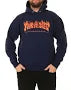 Thrasher Inferno Hooded Navy Sweatshirt
