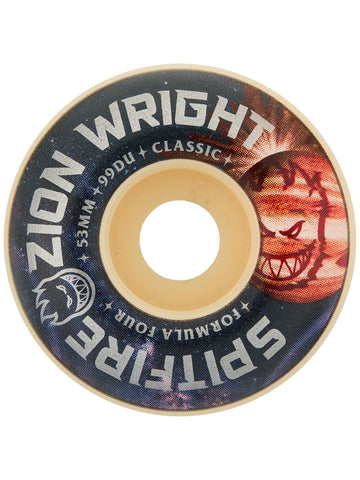 Spitfire Formula Four Zion Cosmic Classic 53mm/99a Skateboard wheels