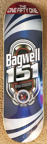 151 BAGWELL PRO MODEL - TALL BOY 8.5" SKATEBOARD DECK