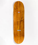 BAKER WHITE BRAND LOGO CARD 8.5" SKATEBOARD DECK