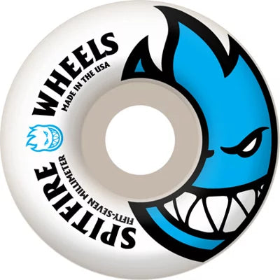 Spitfire Bighead 57mm/99a White/Blue Skateboard wheels