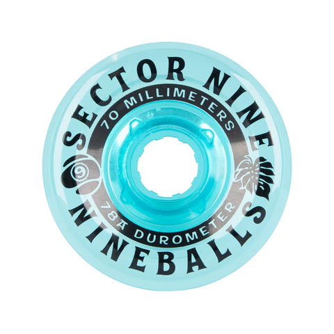 SECTOR 9 NINEBALL BLUEBERRIES 70mm/78a LONGBOARD WHEELS