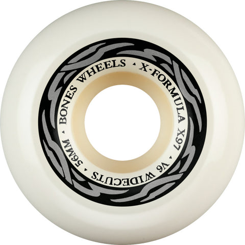 BONES X-FORMULA XF V6 WIDECUTS 56mm/97a SKATEBOARD WHEELS
