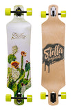 STELLA CACTUS DROP THROUGH LONGBOARD SKATEBOARD COMPLETE