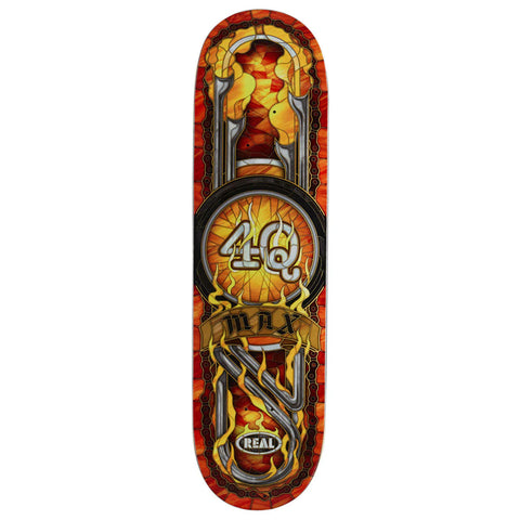 REAL MAX SCHAFF 4Q CATHEDRAL 8.5" SKATEBOARD DECK